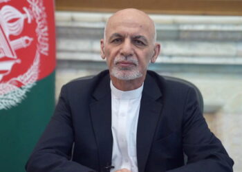Ashraf Ghani / Afghanistan August 14, 2021. Afghan Presidential Palace/Handout via REUTERS/Files