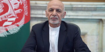 Ashraf Ghani / Afghanistan August 14, 2021. Afghan Presidential Palace/Handout via REUTERS/Files