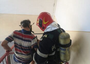 Incendiu Alba Iulia / Sursa foto: ISU Alba