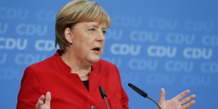 Angela Merkel. Foto: REUTERS/Hannibal Hanschke