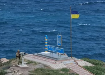 Insula Serpilor. Sursă foto: Statul Major al Forțelor Armate din Ucraina