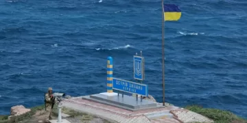Insula Serpilor. Sursă foto: Statul Major al Forțelor Armate din Ucraina