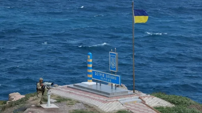 Insula Serpilor. Sursă foto: Statul Major al Forțelor Armate din Ucraina
