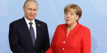 Angela-Merkel-Vladimir-Putin