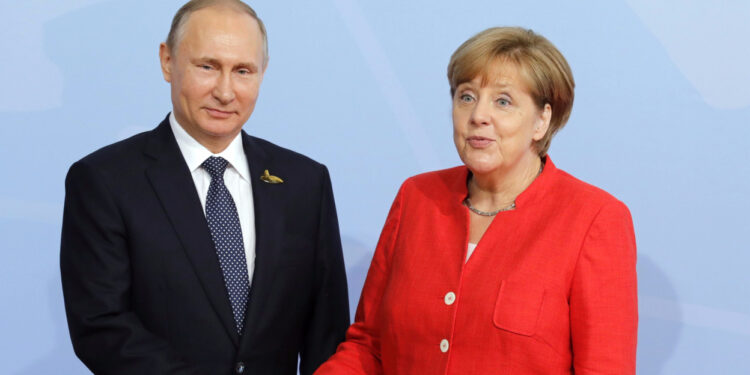 Angela-Merkel-Vladimir-Putin