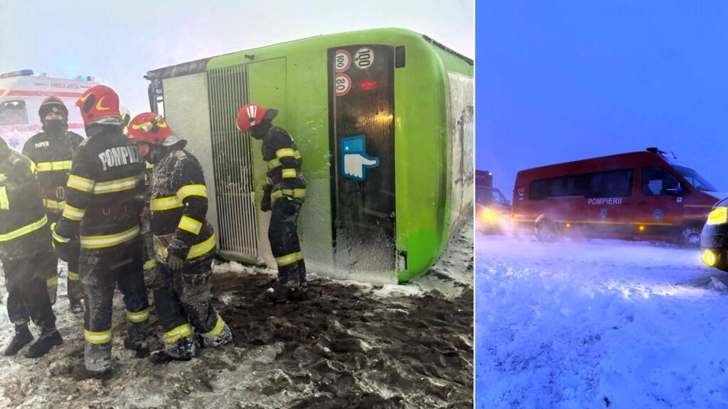 autocar-cu-40-de-pasageri-rasturnat-in-ialomita