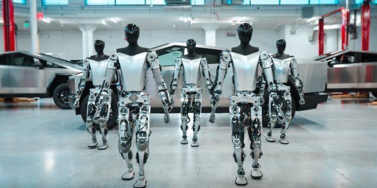 robot-Tesla