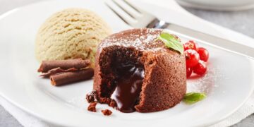 Lava-cake-cu-ciocolată