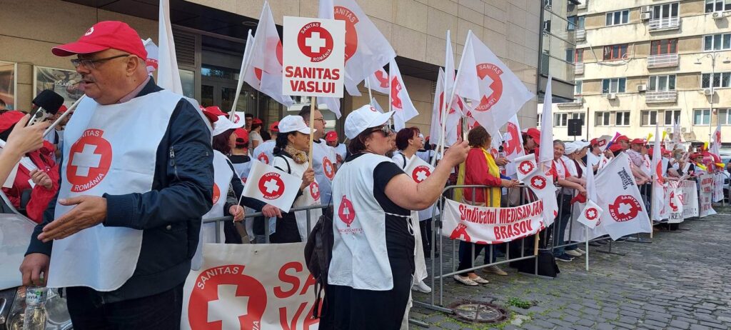 protest-sanitas-fata-ministerului-sanatatii