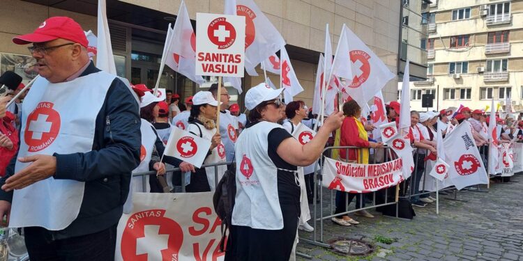 protest-sanitas-fata-ministerului-sanatatii