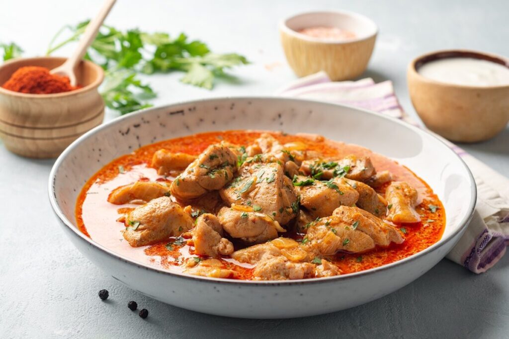 Papricaș-de-pui-cu-smântână