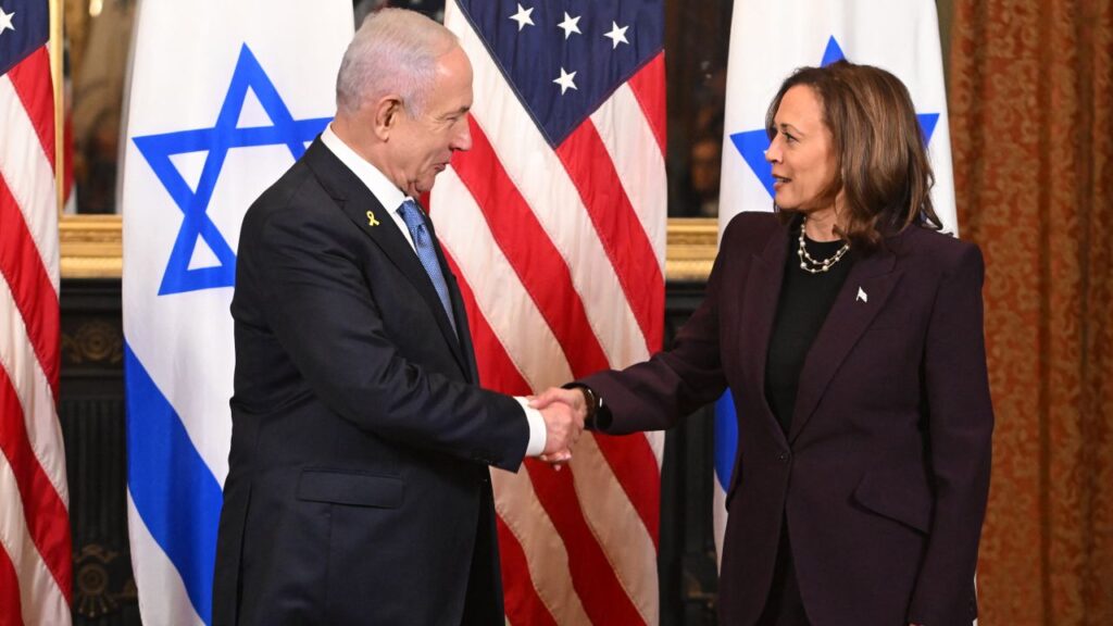 Netanyahu-Kamala-Harris
