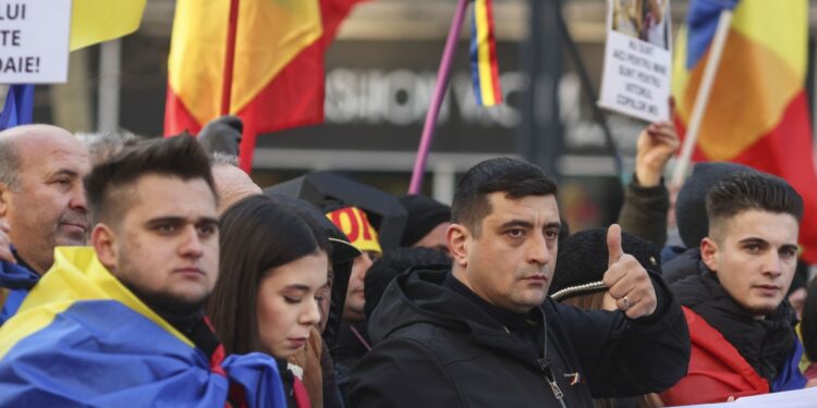 George-Simion-protest