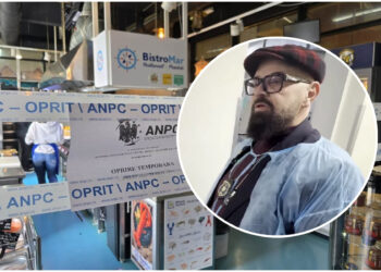 ANPC a ajuns și în Aeroportul Otopeni. Ce nereguli a găsit Piedone: „Pâine goală cu umbră de cârnați” /VIDEO
