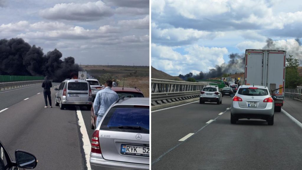 circulatie-complet-blocata-pe-a2